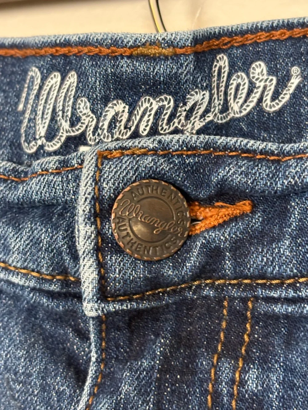 Wrangler Retro Jeans Mens‎ 32X30 (32x28.5) Blue Relaxed Boot Whiskered 5 Pocket